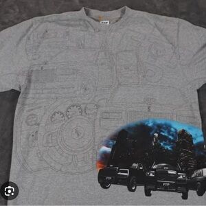 FTP Gray Graphic  T-Shirt